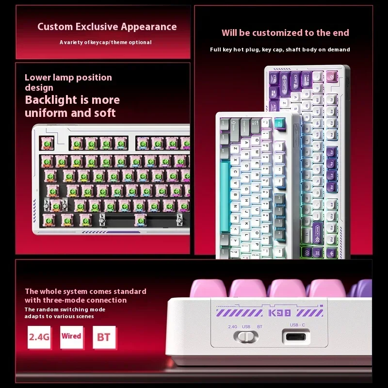 Teclado mecánico AULA LINGBAO - Gaming Keyboard Hot Swappable reseña y precio