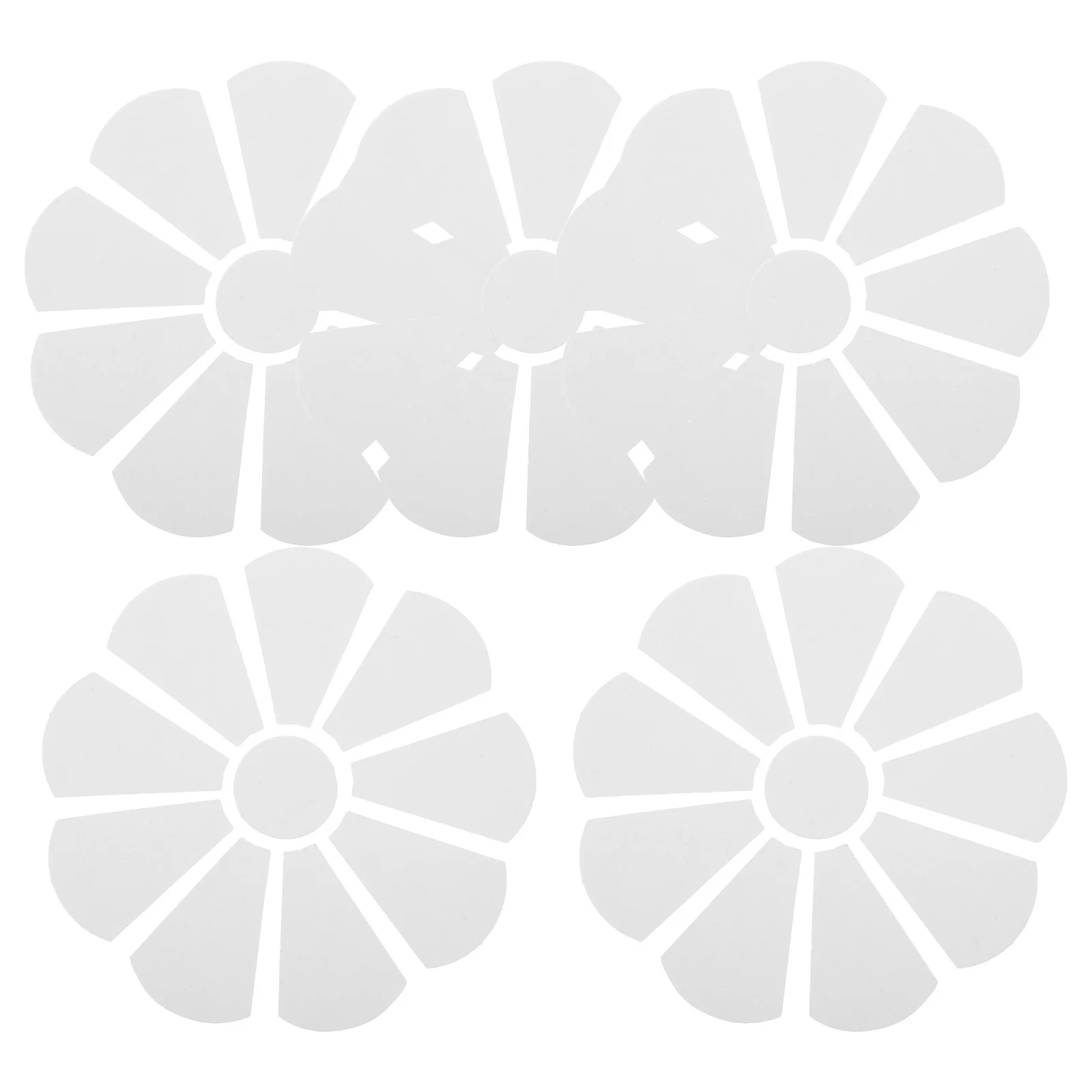 

5 Sets Handmade Flower Puzzle Wrapping Lining Paper The Flowers Doilies for Crafts