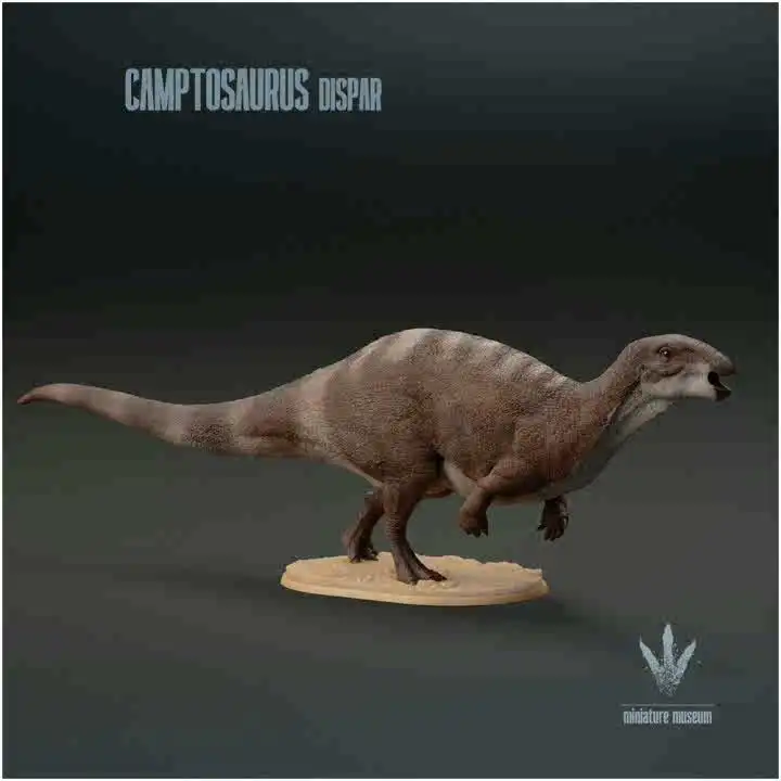 1/35 20cm camptosaurus Yinlong Model Toy Ancient Extinct Life Dinosaur Model Gk Customize Ornithischia Cerapoda