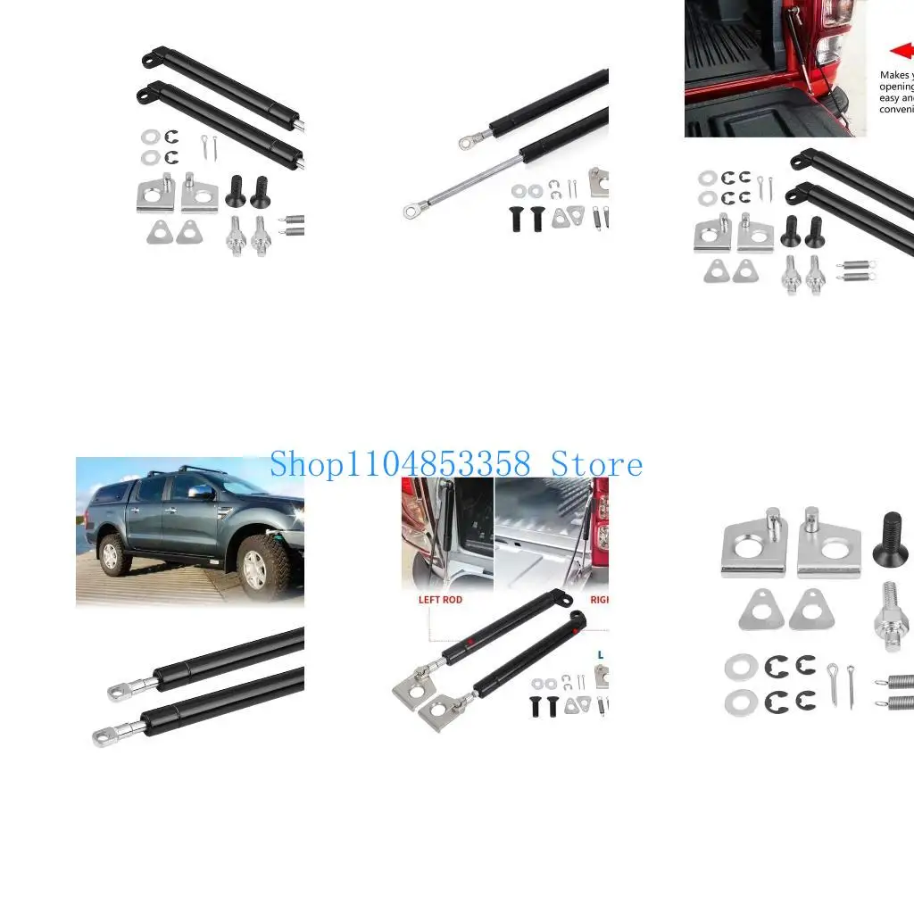 

652F Adjustable Tailgate Gas Shock Car Maintenance Support Rod Corrosion Resistant Gas Spring Upgrades for Vehicle & BT50