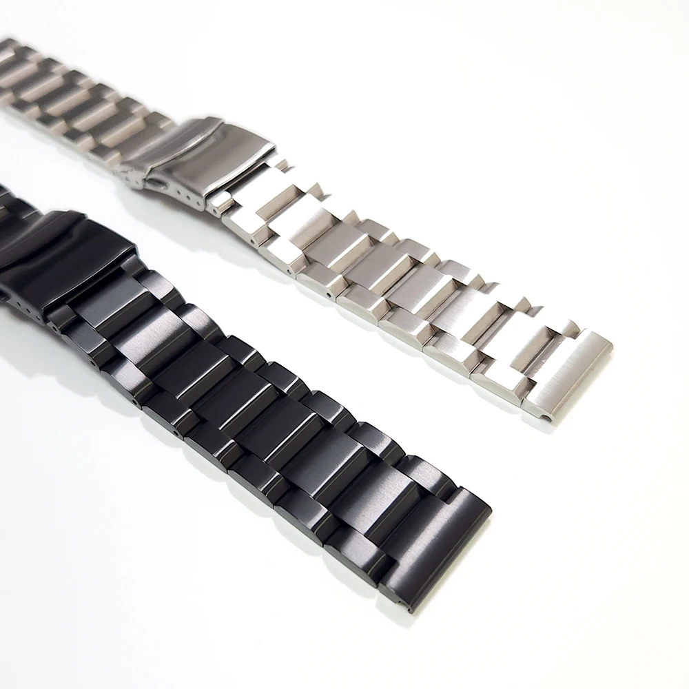 24mm 22mm 20mm Watchband For Ticwatch Pro 5 Metal Strap Stainless Steel Band For Ticwatch Pro 3 Ultra GPS LTE/GTX/E3 Bracelet