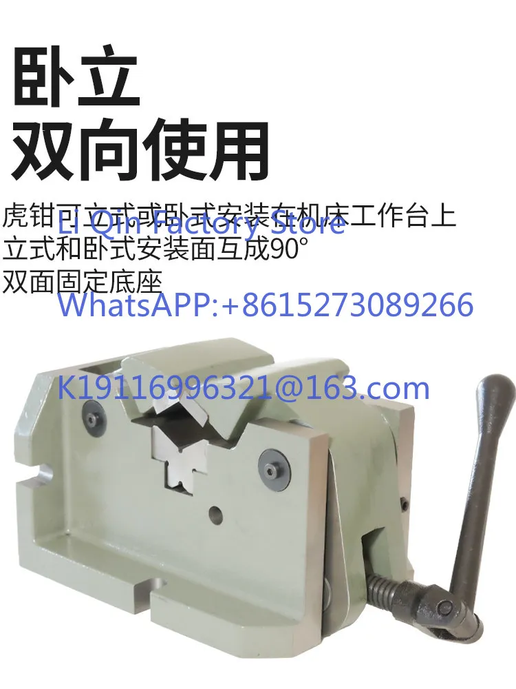 Q62 Milling Machine Vise for Holding Round Tubular Objects Cylindrical Center Bench Pliers 4-inch 6-inch