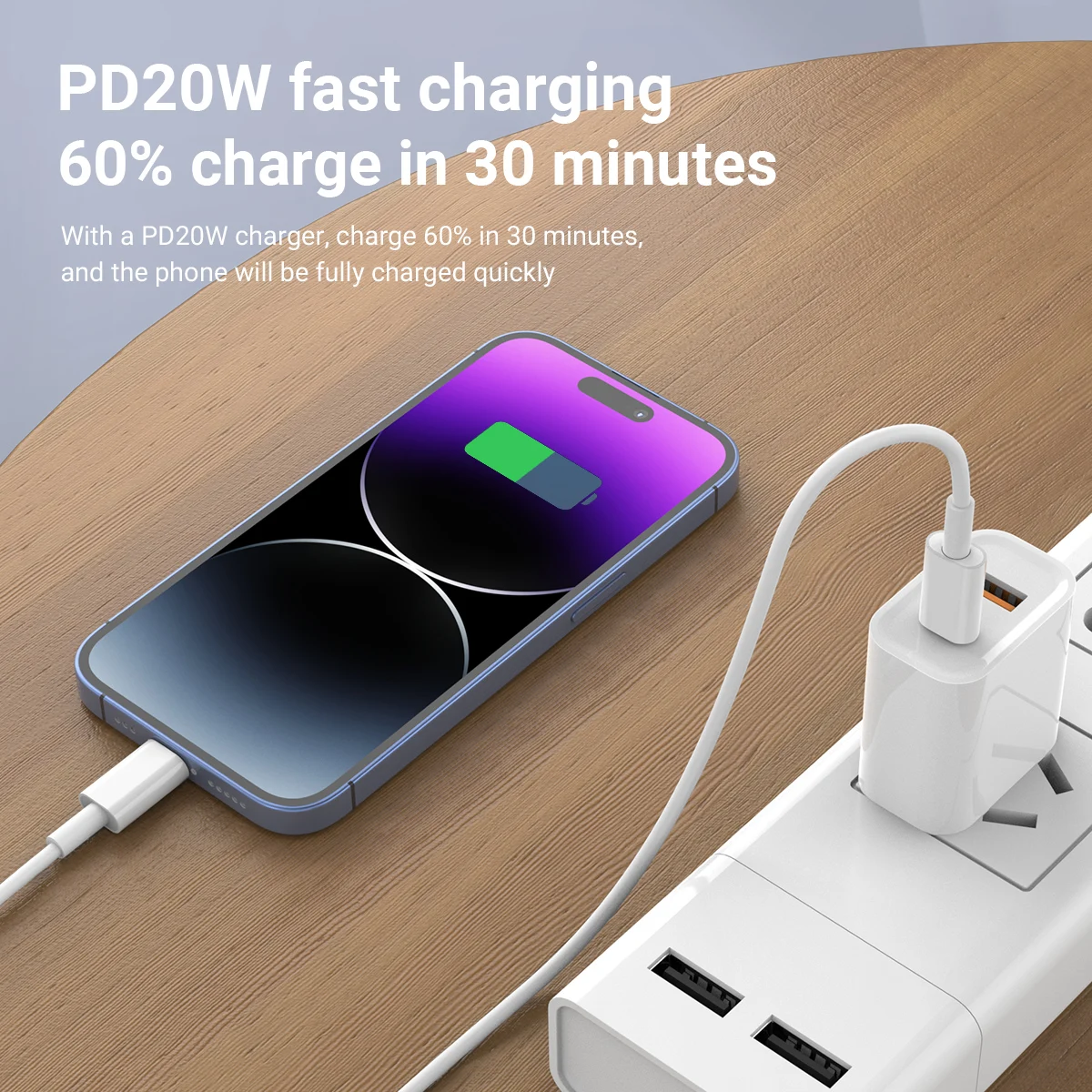 كابل USB C إلى Lightning 20 وات PD سلك مزامنة البيانات للشحن السريع لهاتف iPhone 14 13 12 11 X Pro Max كابل بيانات صغير لهاتف iPhone iPad 2M #2
