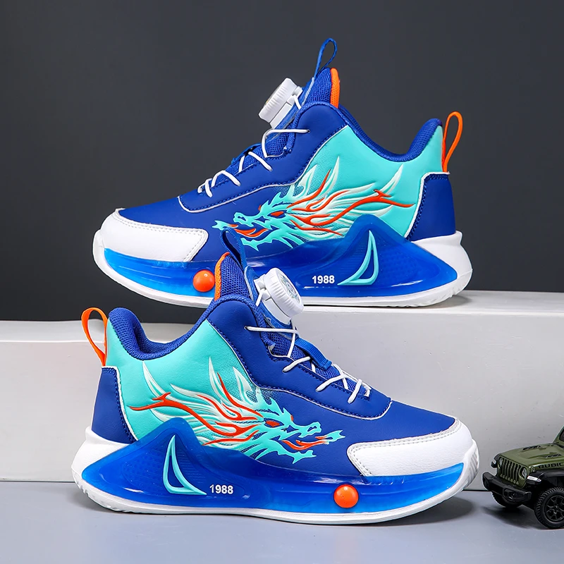 

Детские баскетбольные кроссовки, модные кожаные прочные удобные флисовые подкладки, теплые зимние кроссовки, спортивная обувь на плоской подошве