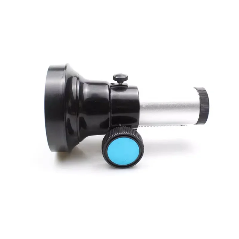 Telescópio astronômico refratório caseiro DIY com montagem de foco de metal de 1,25 polegadas e 90 mm de diâmetro