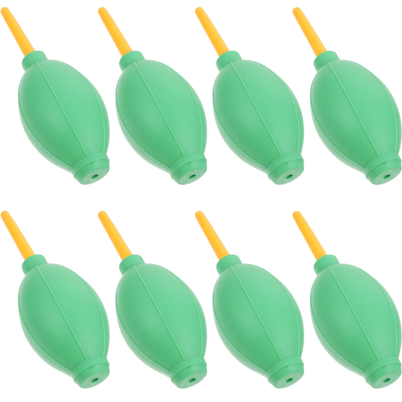 

8pcs Lens Cleaning Air Blower Tool Camera Electronics Duster Removes Dust Debris Static Rubber Plastic Portable Lightweight
