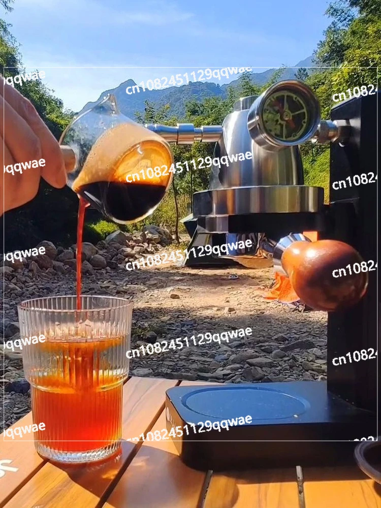 2000mAh portable coffee machine rechargeable camping home semi-automatic outdoor coffee machine