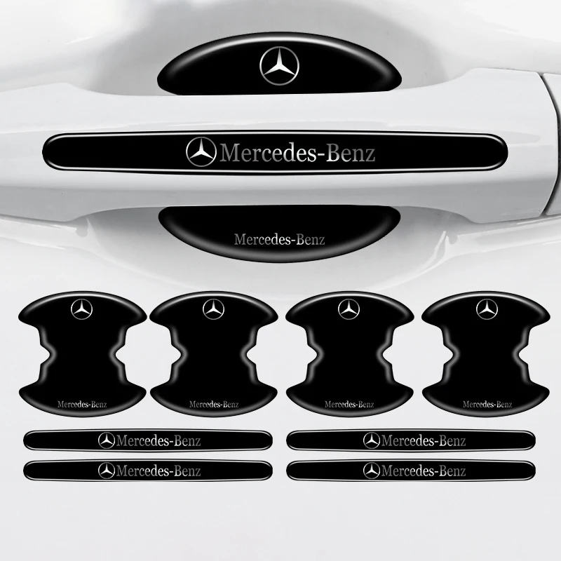 

Car Door Handle Protection Stickers Door Bowl Anti-scratch Trim Strip Pull Hand Protection Film For Mercedes Benz A C E S Class
