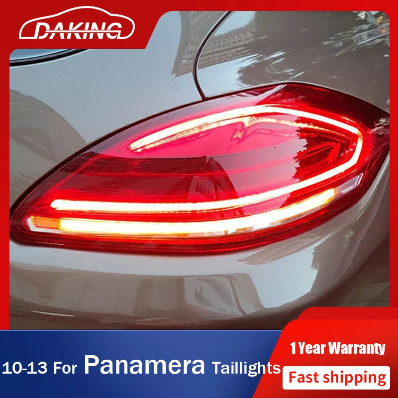 Upgrade Taillights For Porsche Panamera 970.1 2011-2013 Tail Light Rear LED DRL Animation Dynamic Turn Signal Lamp Auto Assembly