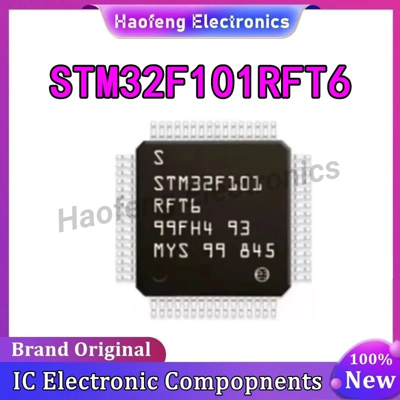 STM32F101RFT6 LQFP-64 32 Bit MCU ARM Single Chip in stock