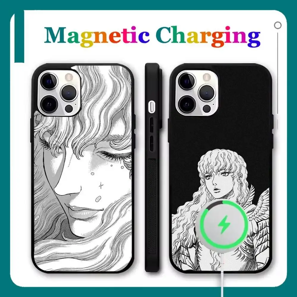 

Griffith B-BerserkS Phone Case For iPhone 17,16,15,14,13,12,11,Pro,Max,Plus,Mini,Air,SE New Magsafe Magnetic Wireless Charging