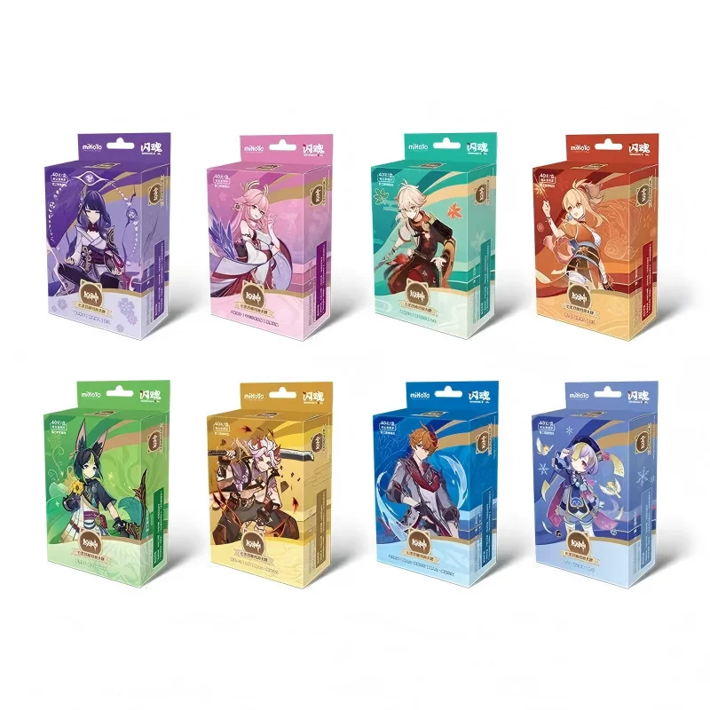 Official Simplified Chinese Shining Soul Genshin Impact Genius Invokation TCG Physical Cards Series 3, Ready-to-Play Starter Dec