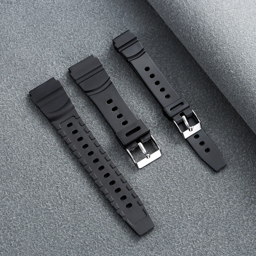 12/14/16/18/20/22mm Silikon Gummi Strap für Casio W800H A158/168 AE1200/1300 F91W F84 Armband Männer Frauen Armband Zubehör – Detail 9