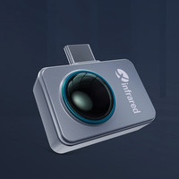 InfiRay P2 Pro Thermal Camera 256x192 Compatible for iPhone IOS Android SD CMOS Sensor Thermographic Infrared Imager USB C WiFi