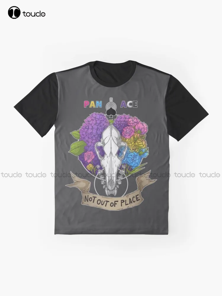 Pan+Ace - Not Out Of Place Graphic T-Shirt Custom Aldult Teen Unisex Digital Printing Tee Shirts Christmas Gift Xs-5Xl Tshirt