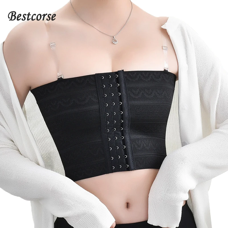 Tube Ftm Trans Binder Chest Binders Transboy Tomboy Ultra Flat For Big Breasts Women Man Lesbian Bra Transgender Strapless Front