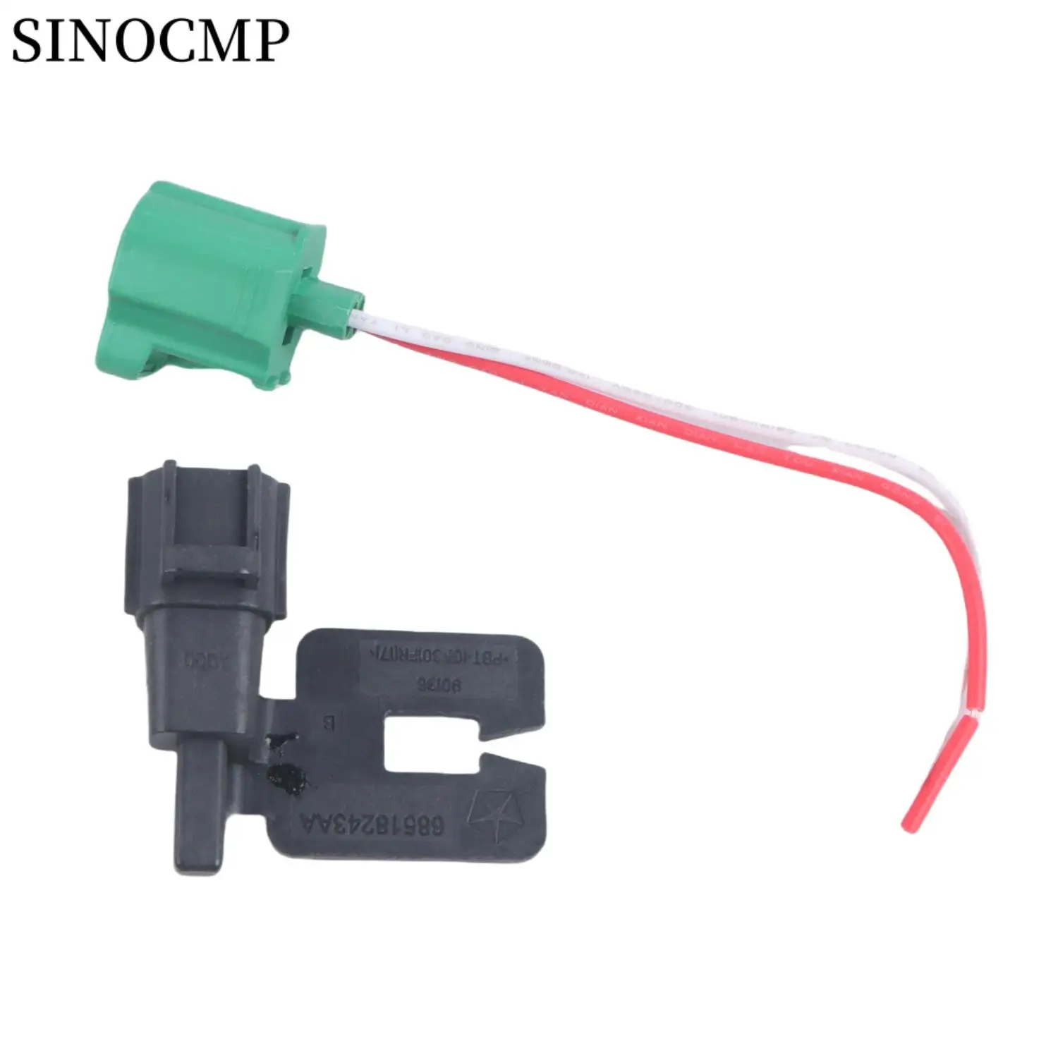 

2Pcs Ambient Air Temp Sensor Connector Set 5149025 56042395 68518243AA 5149266AB For Dodge Ram Chrysler Jeep Cherokee Wrangler