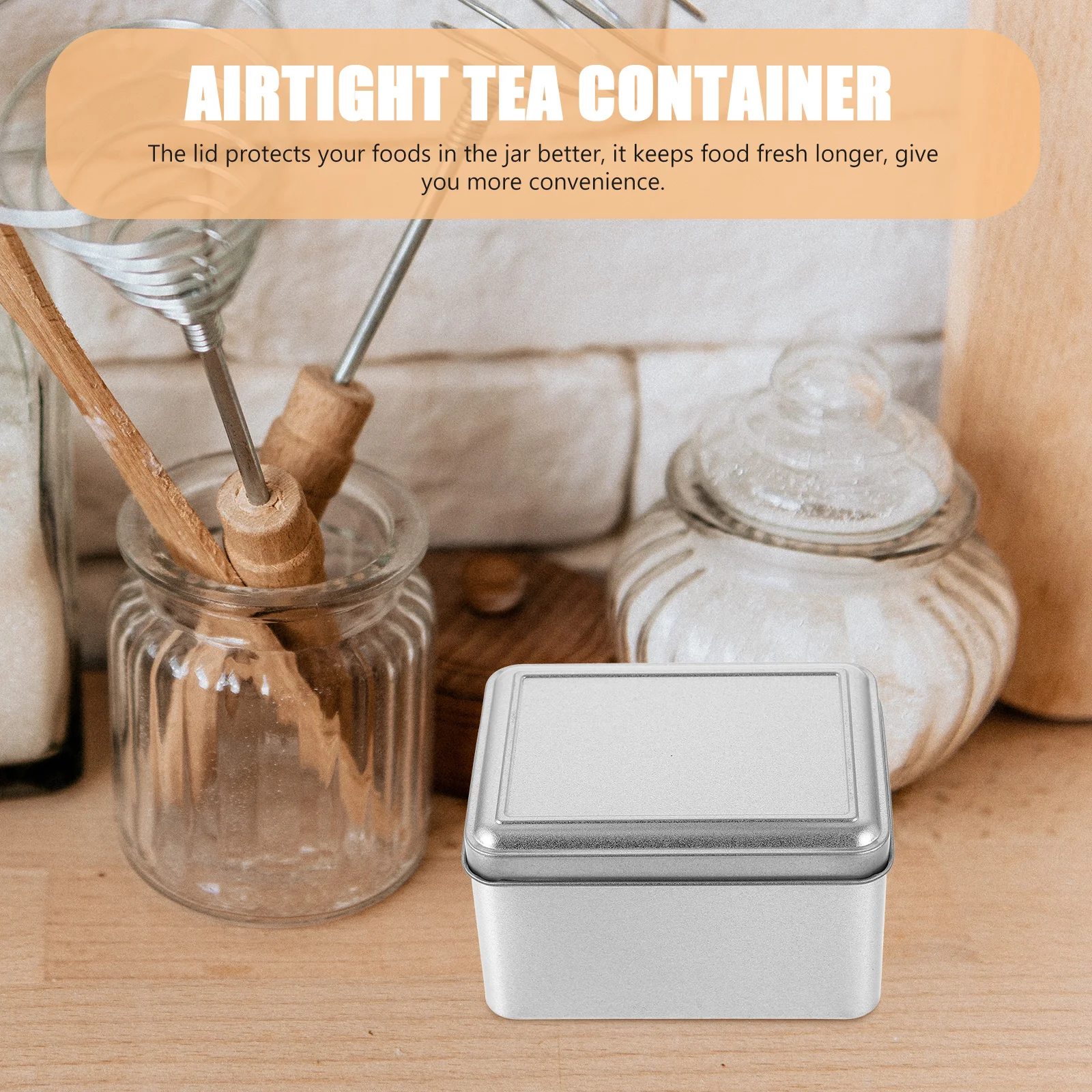 

Жестяная банка для хранения чая, герметичный контейнер для рассыпного чая, листьев, кофейных зерен, конфет, герметичная канистра для еды большой емкости