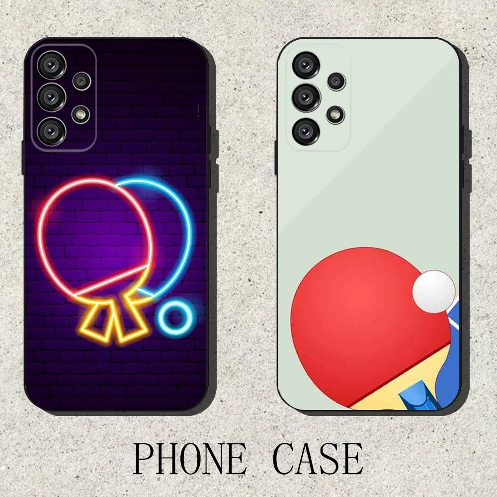 

Ping Pong Phone Case For Samsung S25,S24,S21,S22,S23,S30,Ultra,S20,Plus,Fe,Lite,Note,10,9,5G Black Cover