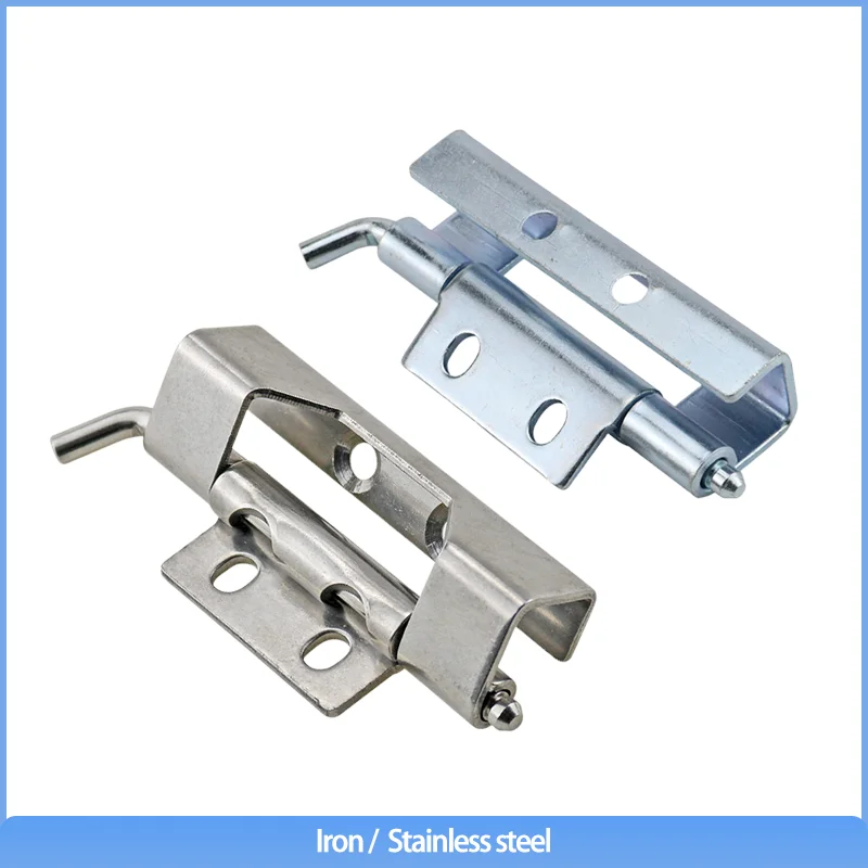 

Industrial Machinery Cabinet Concealed Hinge Detachable and Weldable Stainless Steel or Iron Hinge Electrical Equipment