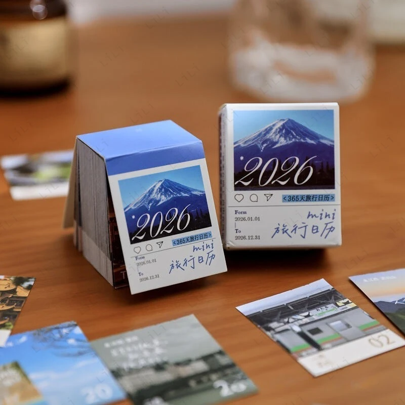 

365-дневный минималистичный мини-настольный календарь, одна страница в день, разрываемый календарь, отрывные липкие заметки вручную, праздничные подарки