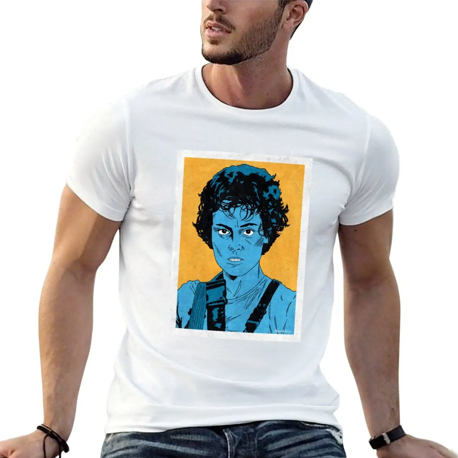 ELLEN RIPLEY - Aliens (Pop Art) T-Shirt Summer Fashion Casual Tee Shirt
