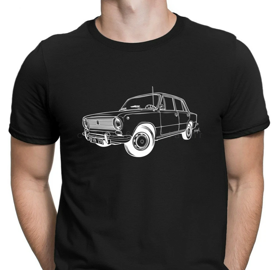 Designer Natural Men T Shirt Gents Lada Vaz 2101 T Shirt Humor Hilarious Tshirt For Men Big Sizes Tee Shirt High Quality