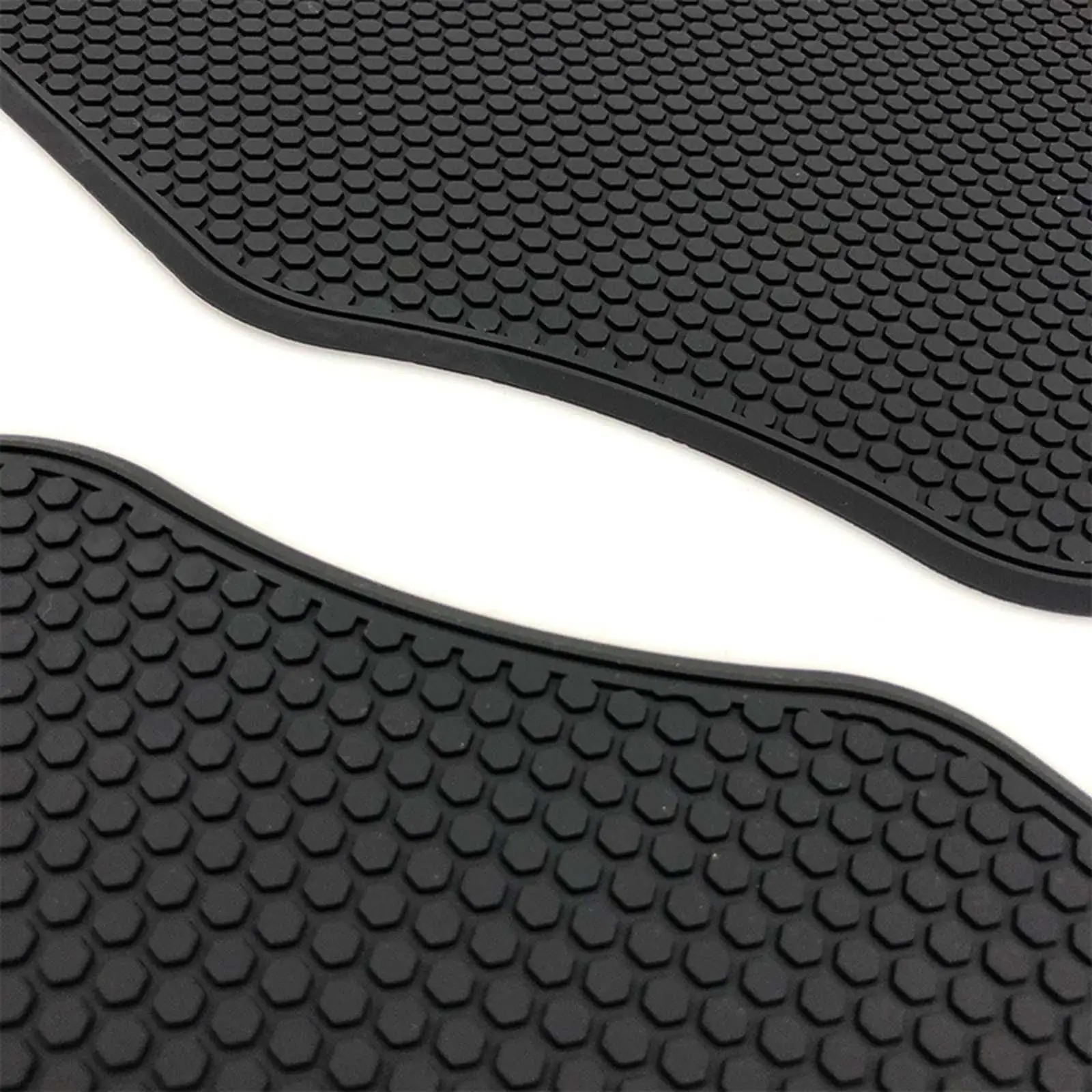 2Pcs Motorcycle Tank Pad Protection Wear Resistant Black Decoration Gas Tank image 5