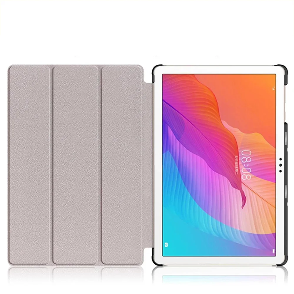 Case for Huawei Matepad T10S/T10 Enjoy Tablet 2 HONOR 6/X6 Tablet, Tri-fold Flip Durable Leather Portable Protective Sleeve