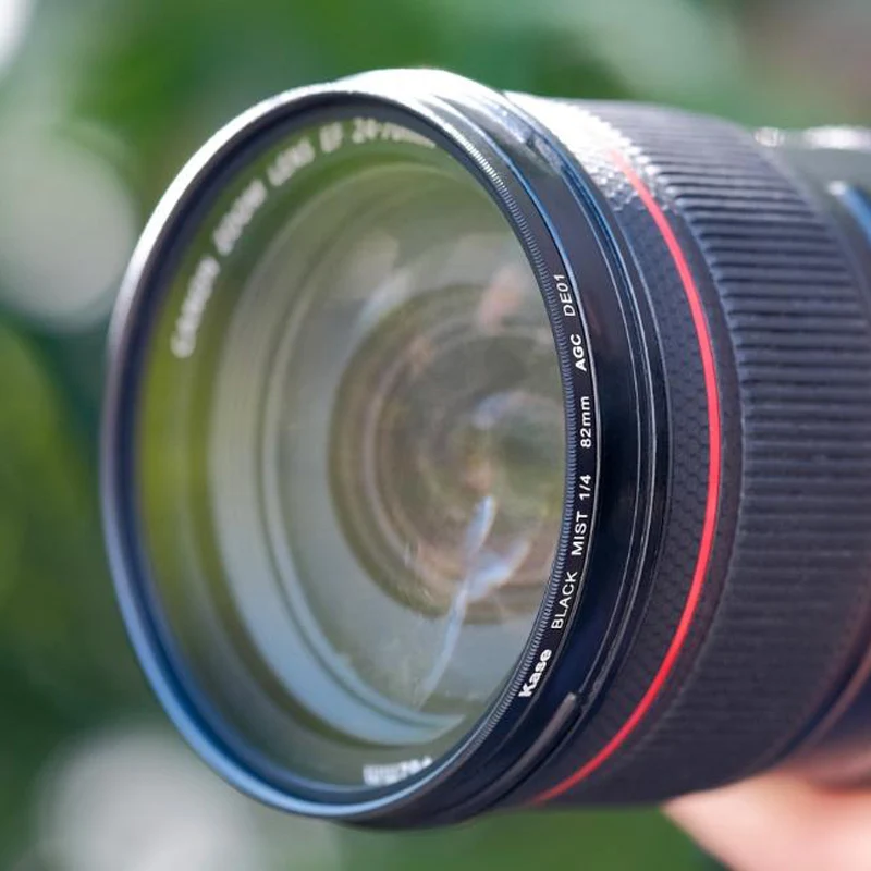 Kase AGC HD Optics Glass Black Mist Filter - التقاط صور جميلة / فتح إلهام إبداعي جديد 1/2 1/4 1/8