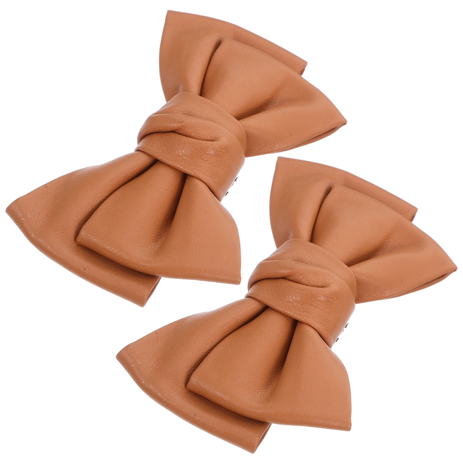 

1 Pair Detachable Bow Clips Elegant Pu Shoe Accessories For Women Heels Wedding Party Clip On Decorative Buckles Shoe