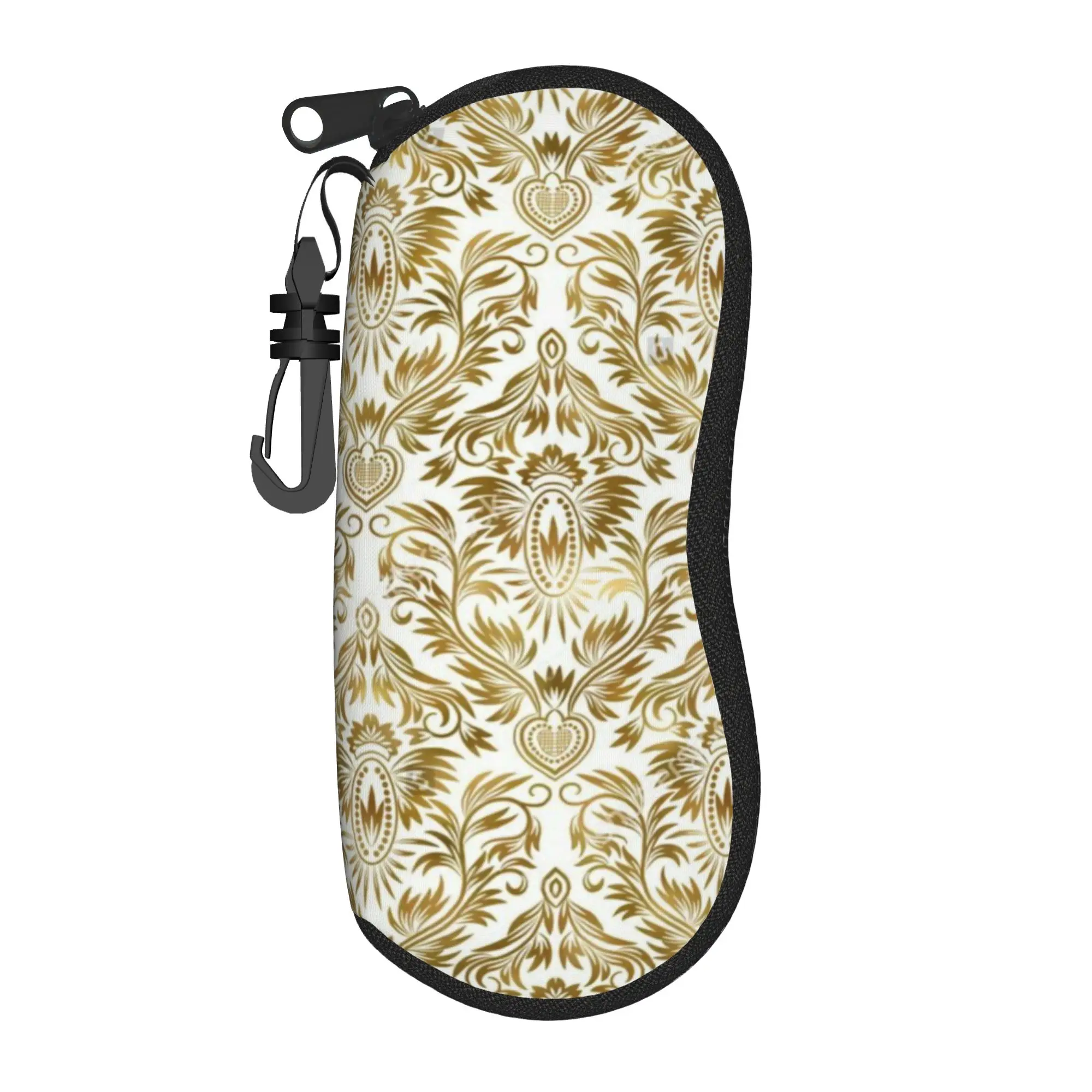 Golden Medallion Baroque Merch Glasses Case for Girl Boy Waterproof Box  Sunglasses Storage Box Protector Eyewear Container