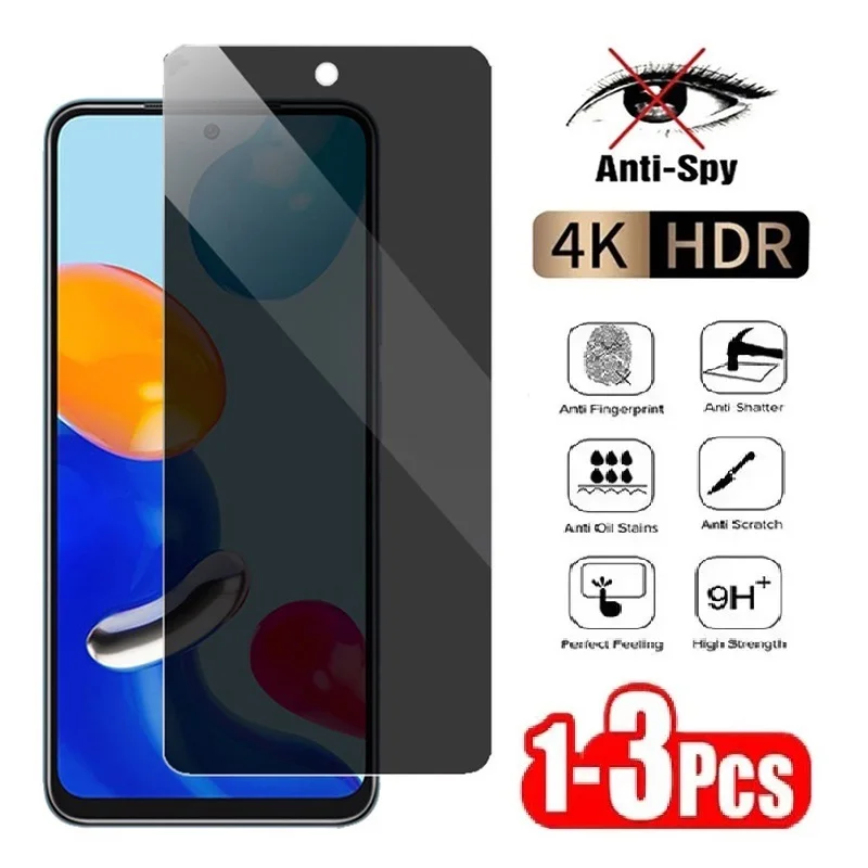 1-3Pcs Privacy Tempered Glass Screen Protector Anti-Spy for OPPO A16S A54S A55S A57S A57E A57 A57S A57E A73 4G