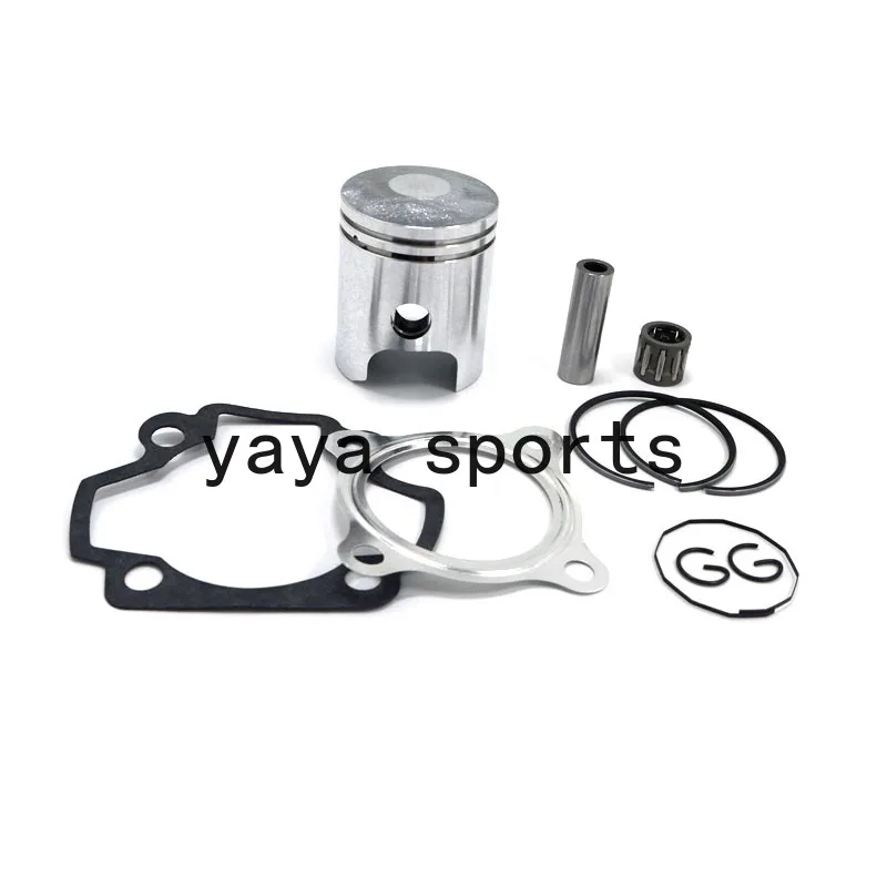 40mm pierścień tłokowy zestaw 10mm uszczelka zestaw łożyska nadgarstka do silnika Yamaha PW50 PW 50 Y-Zinger Dirt Bike