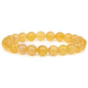 Tiger Eye Audit Armband für Männer und Frauen, 8 mm, gelb, orange, braun, kristallcitrinen, heilender Schmuck, Geschenke 6 Hauptverkaufsarmbänder mit Orangensteinen - №2