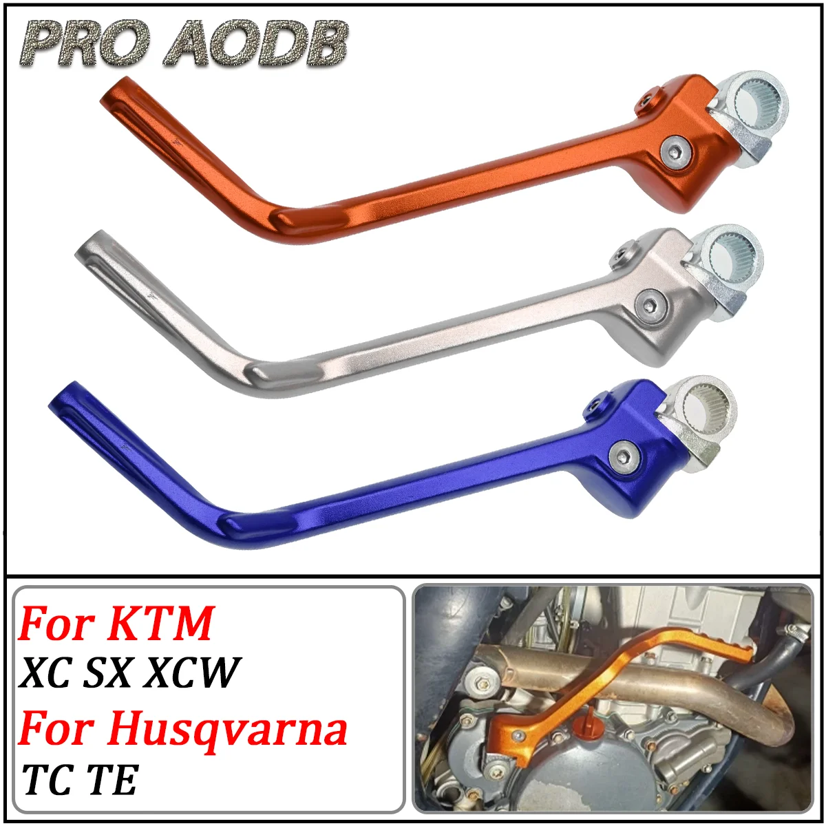 

Motorcycle Forged Kick Start Starter Lever Pedal For Husqvarn TE125 TC125 2014-2016 For KTM SX125 SX150 XC150 XCW200 2012-2015