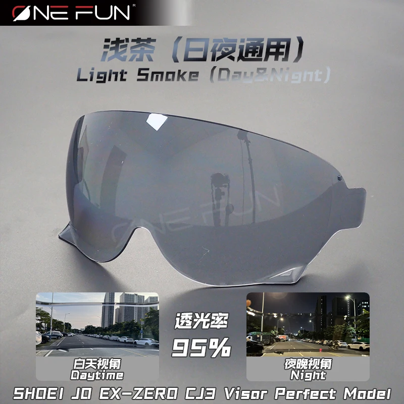 JO Helmet Visor For SHOEI CJ3 JO EX-Zero Full Face Photochromic