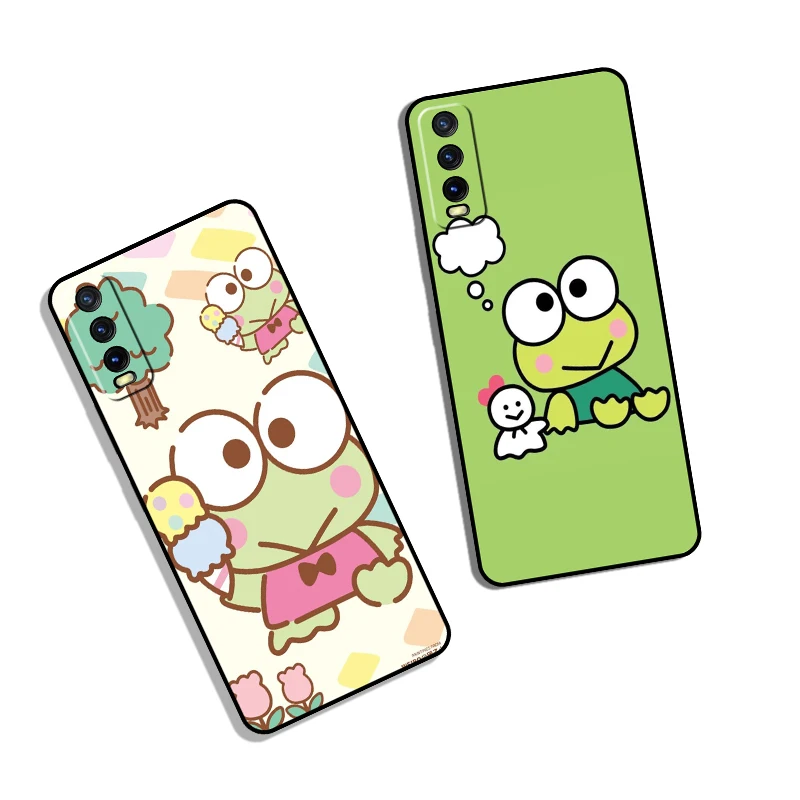 Vivo V5 V7 Plus V9 V11i V11 V15 Pro Kero Kero Keroppi Creative Design Soft Case Phone Case