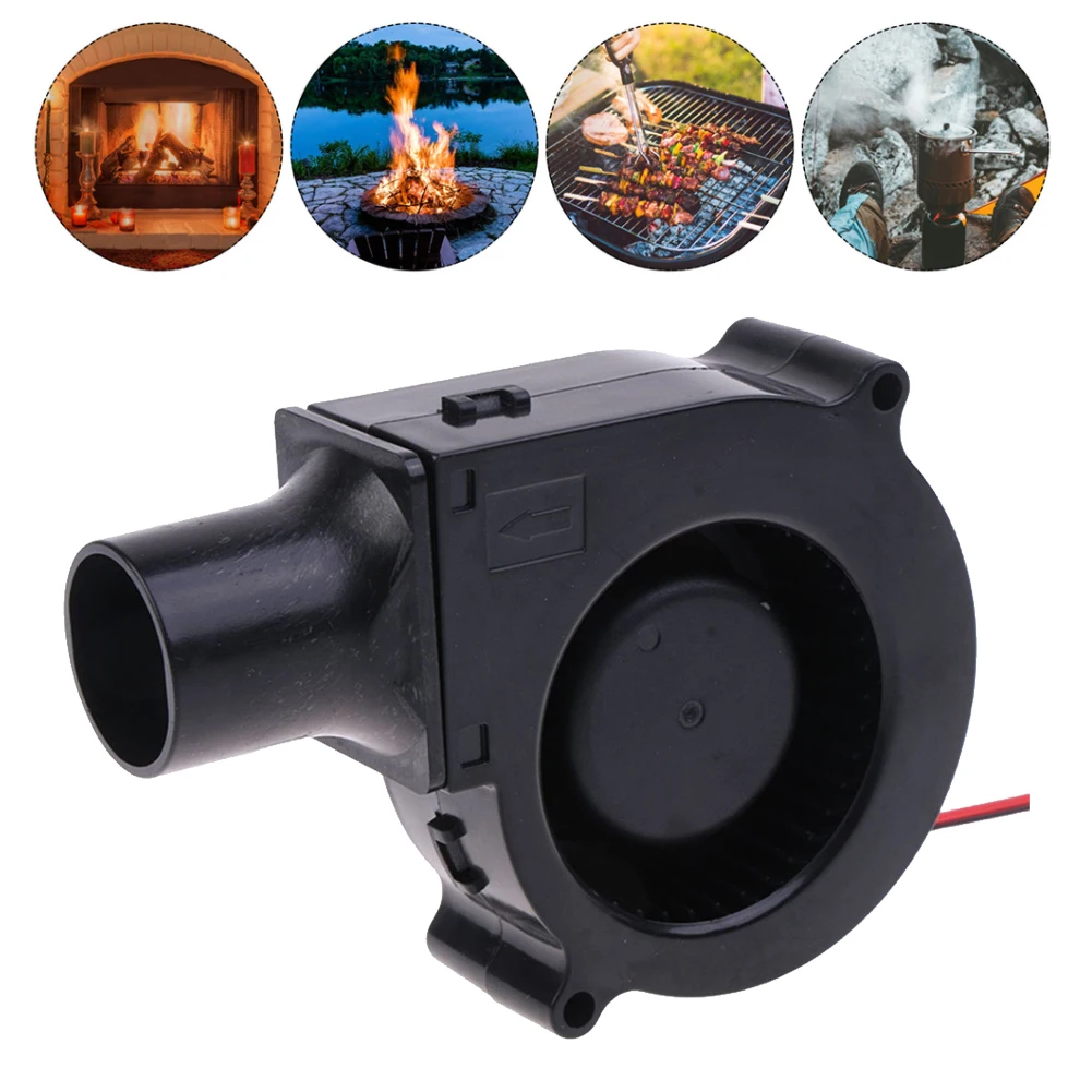 Portable 2500RPM Air Blower Centrifugal Radial Air Cooler Metal Fan DC Brushless Blower BBQ Blower Charcoal Cooling Cooler Fan