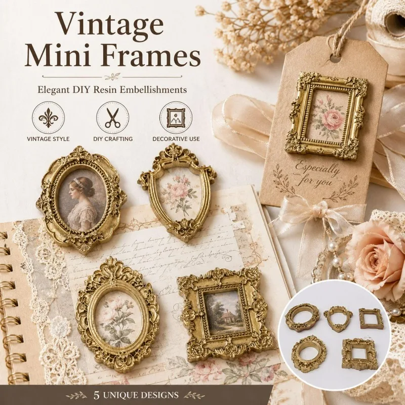 Mini Vintage Decorative Frames 3