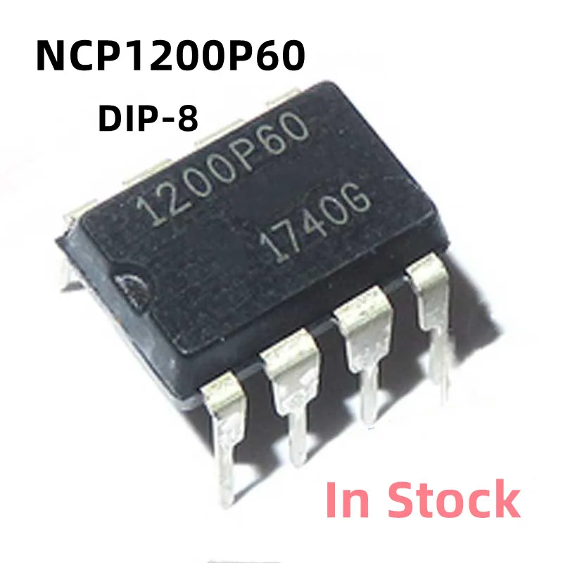 10PCS/LOT NCP1200P60 1200AP60 1200P40 1200AP40 NCP1200P40 DIP-8 LCD power chip Original New In Stock