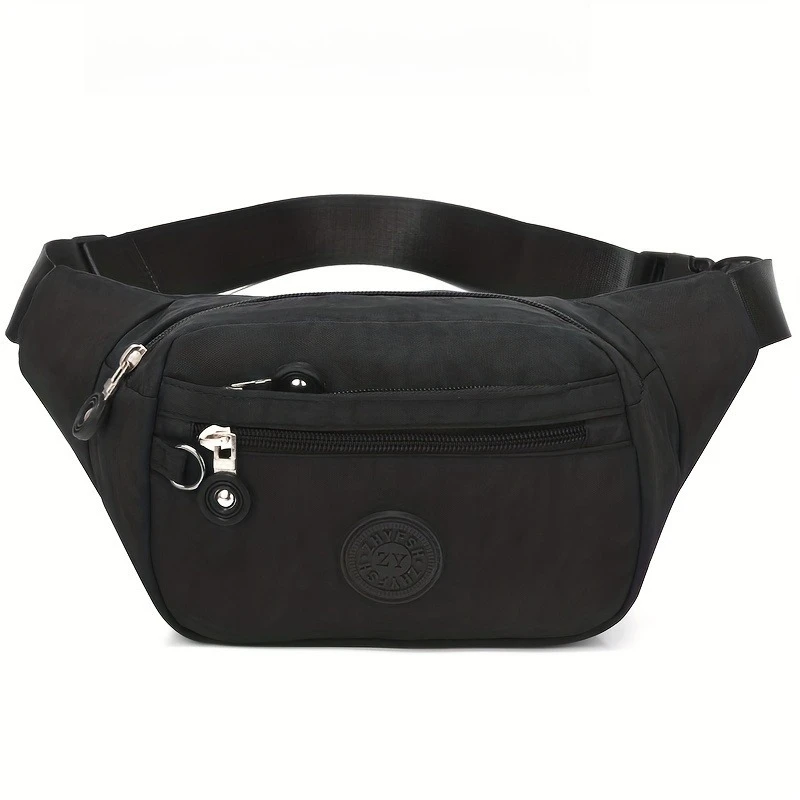 Leichte Gürteltasche, Umhängetasche, mehrere Reißverschlusstaschen, verstellbarer breiter Riemen, Hüfttasche, Brusttasche für Damen zum Laufen – Detail 12