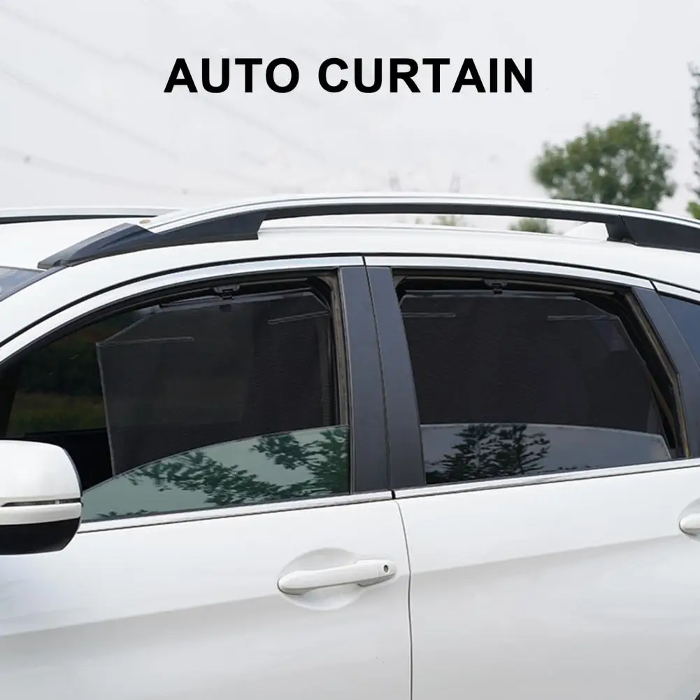 Quality Car Roller Curtains  Auto Stretch Easy Installation Car Window Sunshade  Car Auto Styling Window Sunscreen