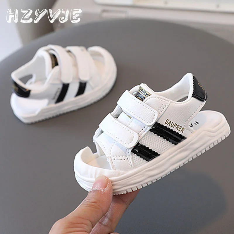 Summer Baby Kids Sandals 2024 Children Trend Fashion Toddler Baby Boys Girls  Anti-slippery Soft-soled Walking Shoes Footwear