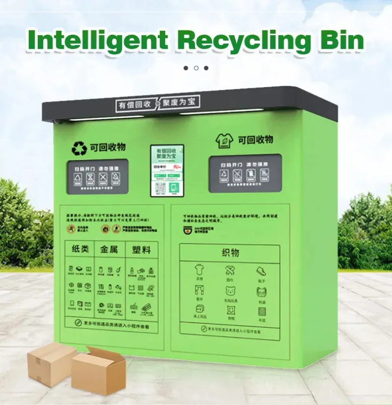 Commercial Weatherproof Automated Waste Collection Reverse Vending Machine