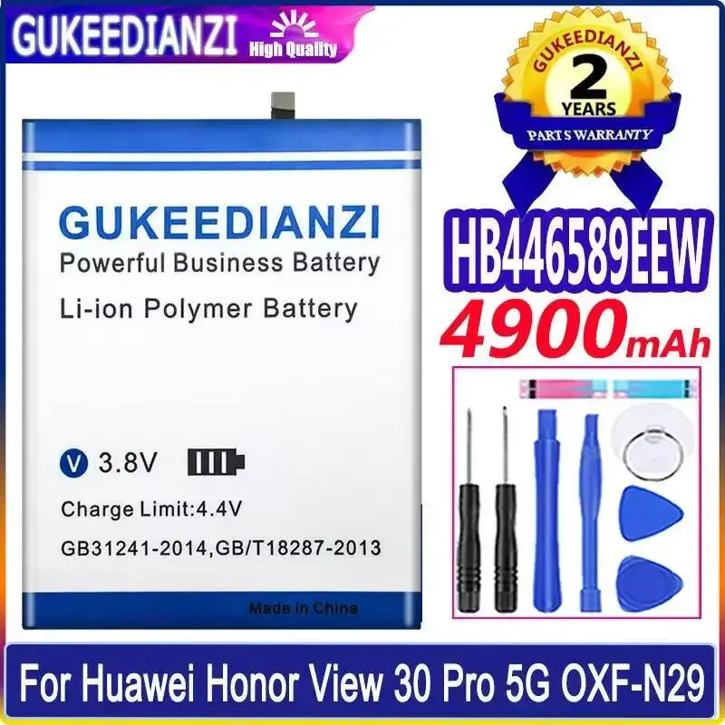 

For Huawei Honor V30 Pro V30pro HB446589EEW High-Efficiency Mobile Phone Battery 49000Mah