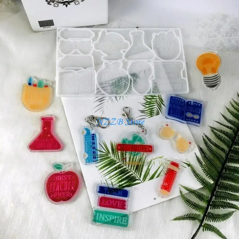 

T21F Crystal Epoxy Resin Mold Fashion Jewelry Hanging Ornament Casting Mold Supplies