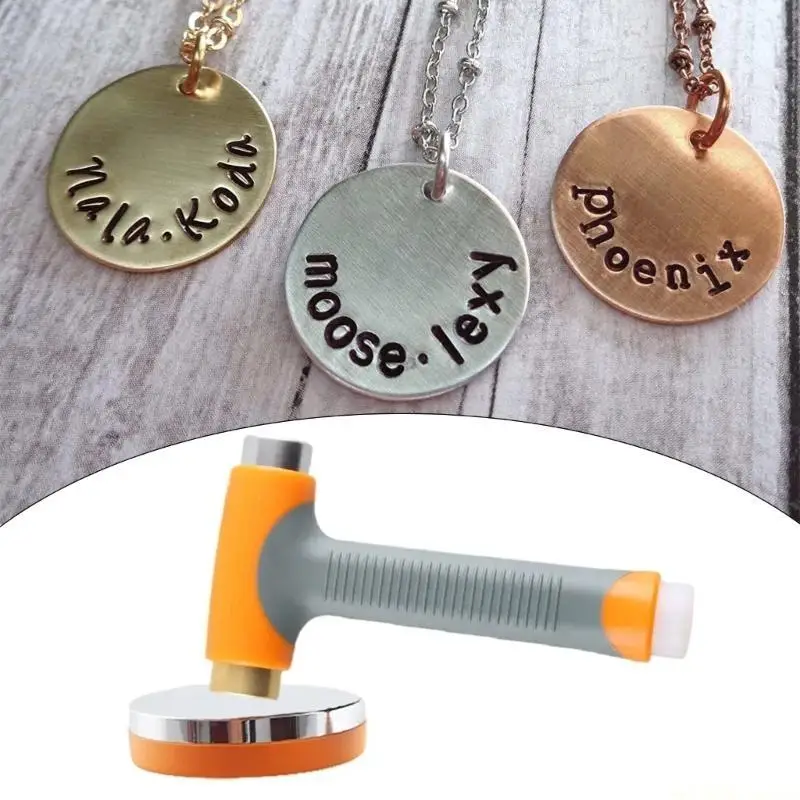 

D46E Hardened Anvil for Jewellery Making Practical Metal Hammer Jewelry Stamping Tool