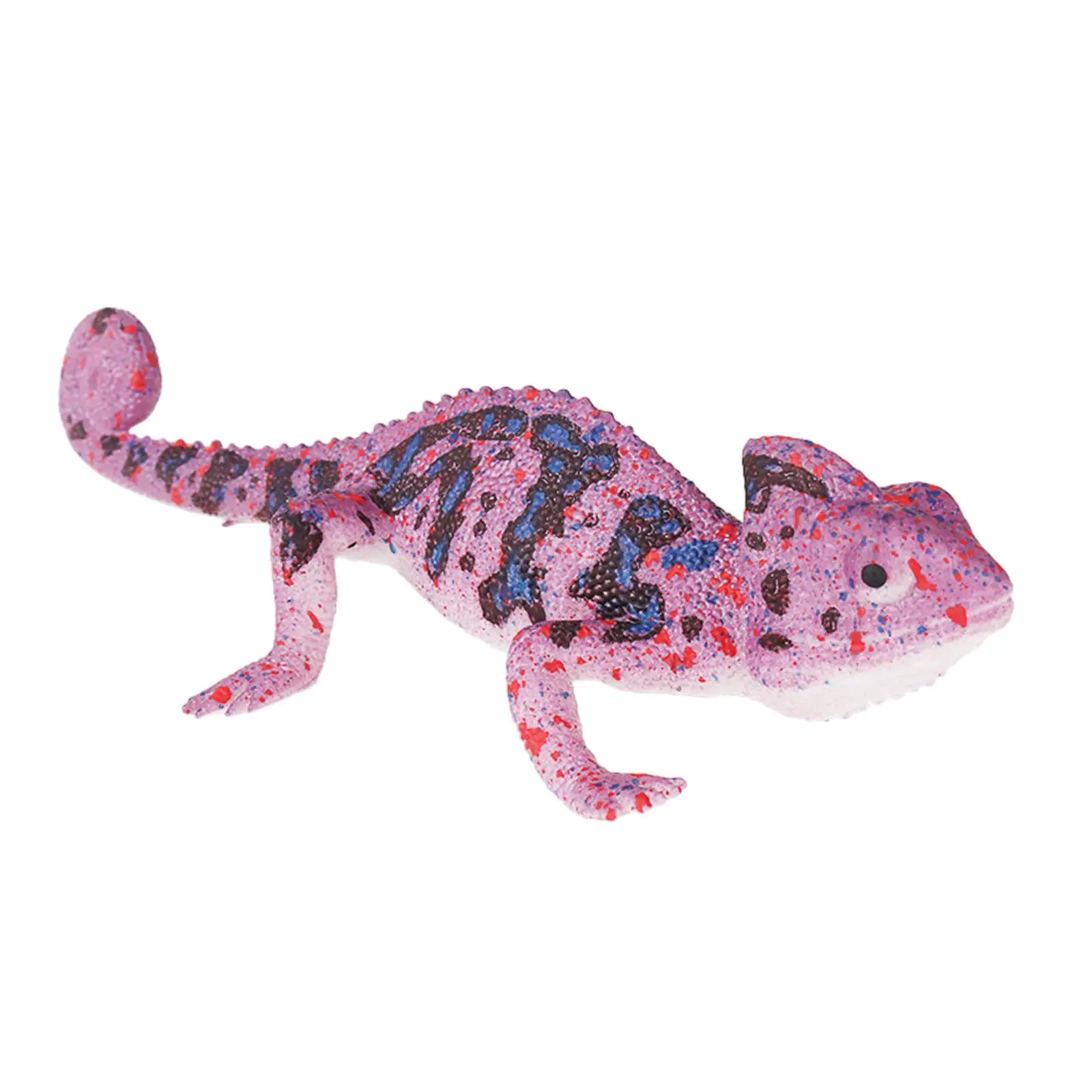 Mini Hagedis Dierenbeeldje Realistisch Rubber Speelgoed Cake Topper Desktop Sculptuur voor Thuis Woonkamer Kantoor Decor