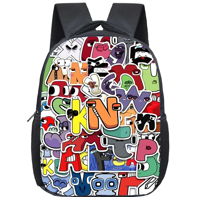 

Children's Backpack Alphabet Lore 3D Print School Bags Kindergarten Bookbag for Boys Girls Cartoon Kids Backpacks Gifts